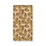 Yellow Monstera Leaves Pattern Print Baby Crib Sheet