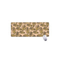 Yellow Monstera Leaves Pattern Print Extended Mouse Pad