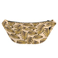 Yellow Monstera Leaves Pattern Print Fanny Pack