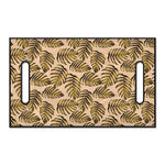Yellow Monstera Leaves Pattern Print Golf Cart Seat Cover