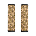 Yellow Monstera Leaves Pattern Print Handle Covers