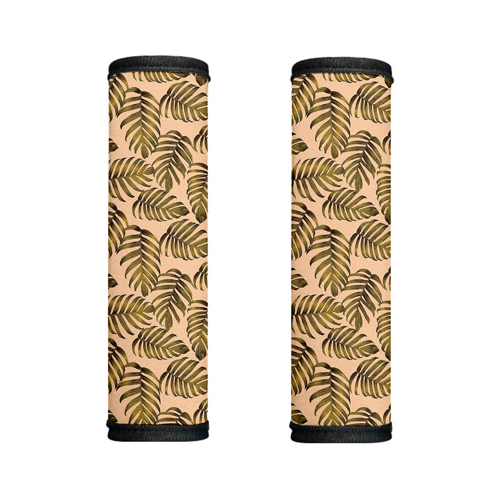 Yellow Monstera Leaves Pattern Print Handle Covers