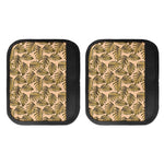 Yellow Monstera Leaves Pattern Print Handle Covers