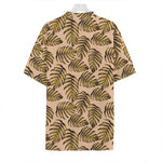Yellow Monstera Leaves Pattern Print Hawaiian Shirt