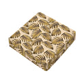 Yellow Monstera Leaves Pattern Print Outdoor Seat Cushion Cover