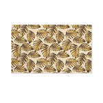 Yellow Monstera Leaves Pattern Print Polyester Flag