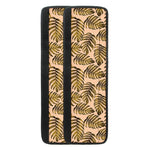 Yellow Monstera Leaves Pattern Print Refrigerator Handle Covers