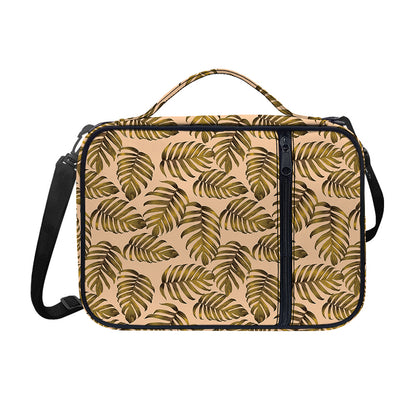 Yellow Monstera Leaves Pattern Print Shoulder Strap Bible Bag