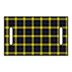 Yellow Navy And Black Plaid Print Golf Cart Seat Cover