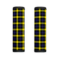 Yellow Navy And Black Plaid Print Handle Covers