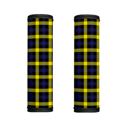 Yellow Navy And Black Plaid Print Handle Covers