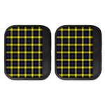 Yellow Navy And Black Plaid Print Handle Covers