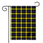 Yellow Navy And Black Plaid Print House Flag