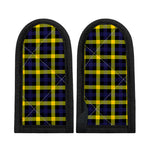 Yellow Navy And Black Plaid Print Skillet Handle Cover