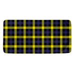 Yellow Navy And Black Plaid Print Towel