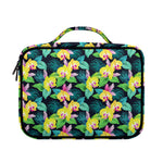 Yellow Orchid Pattern Print Briefcase Bible Bag