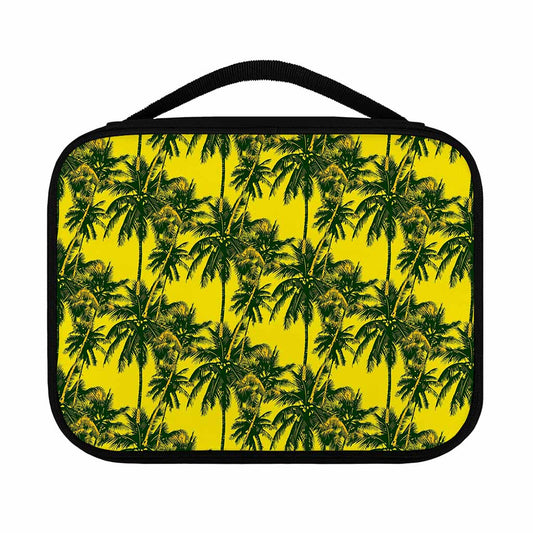 Yellow Palm Tree Pattern Print Classic Bible Case