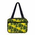 Yellow Palm Tree Pattern Print Double Strap Bible Bag