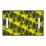 Yellow Palm Tree Pattern Print Golf Cart Seat Cover