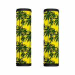 Yellow Palm Tree Pattern Print Handle Covers