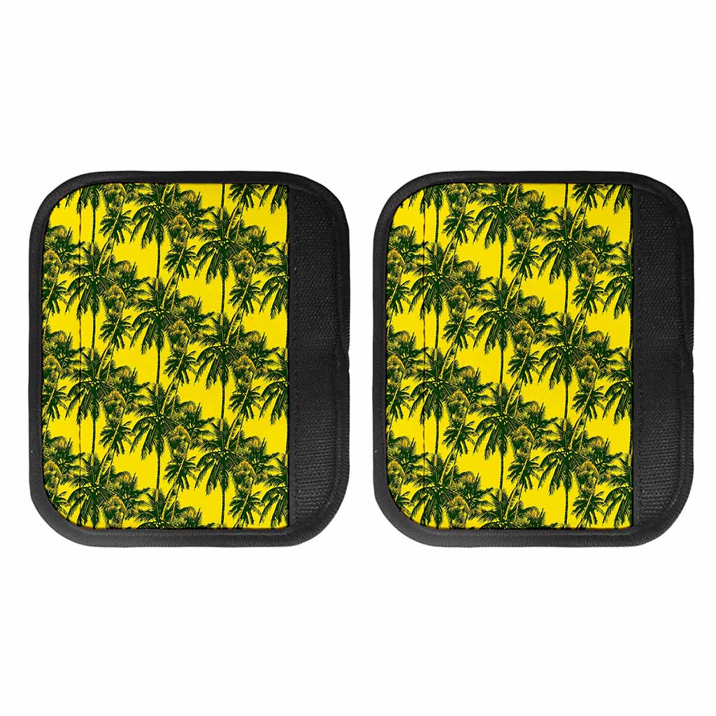 Yellow Palm Tree Pattern Print Handle Covers