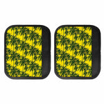 Yellow Palm Tree Pattern Print Handle Covers