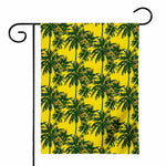 Yellow Palm Tree Pattern Print House Flag