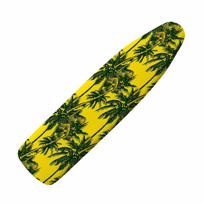 Yellow Palm Tree Pattern Print Ironing Board Cover