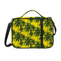 Yellow Palm Tree Pattern Print Shoulder Strap Bible Bag