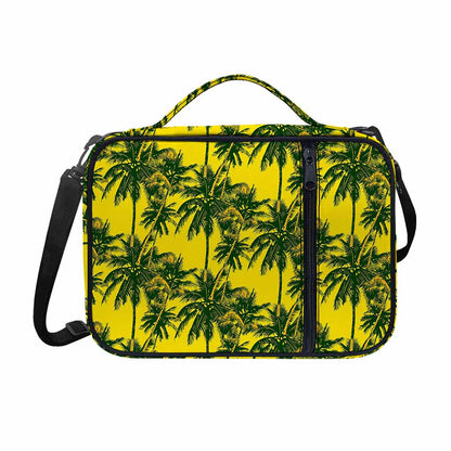 Yellow Palm Tree Pattern Print Shoulder Strap Bible Bag