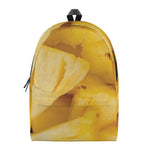 Yellow Pineapple Pieces Print Backpack