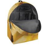 Yellow Pineapple Pieces Print Backpack