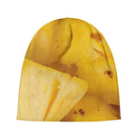 Yellow Pineapple Pieces Print Beanie