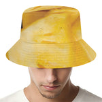 Yellow Pineapple Pieces Print Bucket Hat
