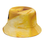 Yellow Pineapple Pieces Print Bucket Hat