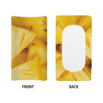 Yellow Pineapple Pieces Print Changing Pad Cover
