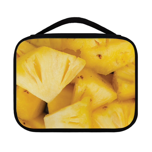 Yellow Pineapple Pieces Print Classic Bible Case