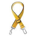 Yellow Pineapple Pieces Print Dog Seat Belt