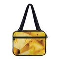 Yellow Pineapple Pieces Print Double Strap Bible Bag