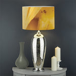 Yellow Pineapple Pieces Print Drum Lamp Shade