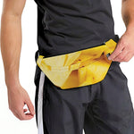 Yellow Pineapple Pieces Print Fanny Pack