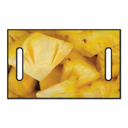 Yellow Pineapple Pieces Print Golf Cart Seat Cover