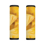 Yellow Pineapple Pieces Print Handle Covers