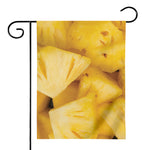 Yellow Pineapple Pieces Print House Flag