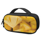 Yellow Pineapple Pieces Print Insulin Cooler Travel Case