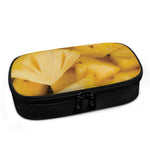 Yellow Pineapple Pieces Print Insulin Cooler Travel Case