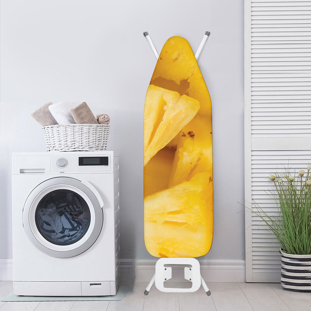 Yellow Pineapple Pieces Print Ironing Board Cover