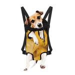 Yellow Pineapple Pieces Print Pet Carrier Backpack