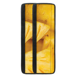 Yellow Pineapple Pieces Print Refrigerator Handle Covers