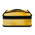 Yellow Pineapple Pieces Print Small Lunch Bag